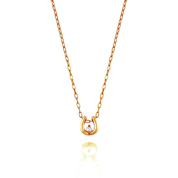 Horseshoe~ホースシュー~ K18ピンクゴールド ダイヤモンド ネックレス EP-295