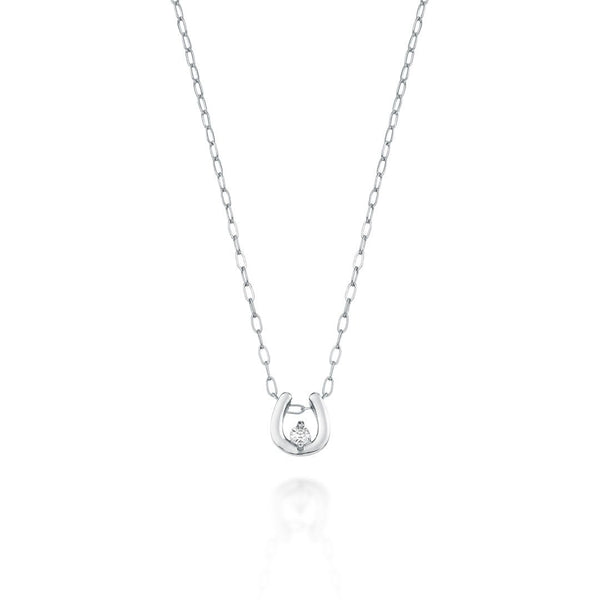 Horseshoe~ホースシュー~ プラチナ ダイヤモンド ネックレス EP-295