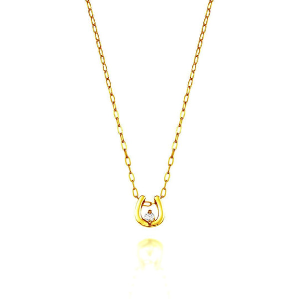 Horseshoe~ホースシュー~ K18イエローゴールド ダイヤモンド ネックレス EP-295