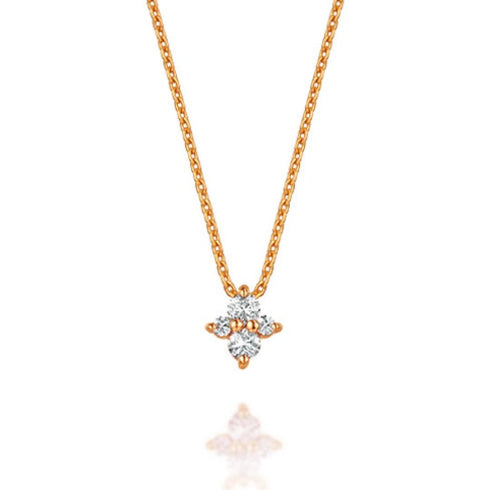 Honey bee ~ハニービー~ K18ピンクゴールド  ダイヤモンド ネックレス EP-29