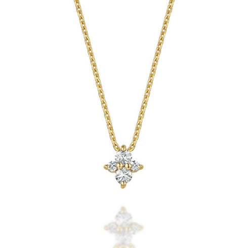 Honey bee ~ハニービー~ K18イエローゴールド  ダイヤモンド ネックレス EP-29