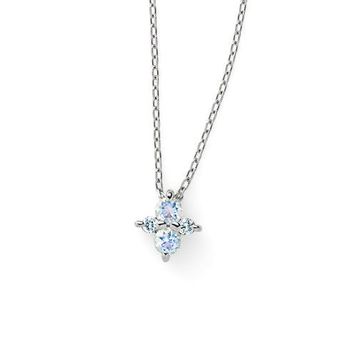 Honey bee ~ハニービー~ プラチナ ムーンストーン ダイヤモンド ネックレス EP-310