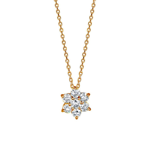 Flower ~フラワー~ K18ピンクゴールド ダイヤモンド ネックレス EP-37