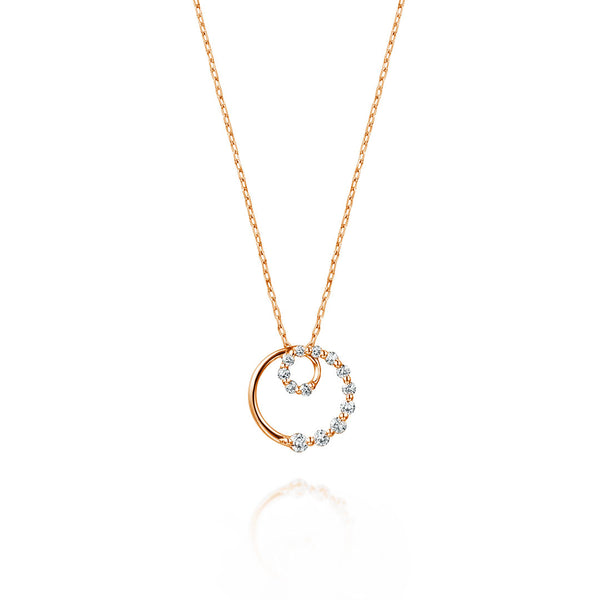 Necklace  K18ピンクゴールド ダイヤモンド ネックレス EP-314