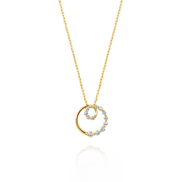 Necklace  K18イエローゴールド ダイヤモンド ネックレス EP-314