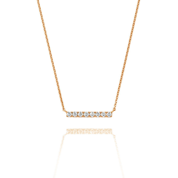 Necklace K18ピンクゴールド ダイヤモンド ネックレス EP-317