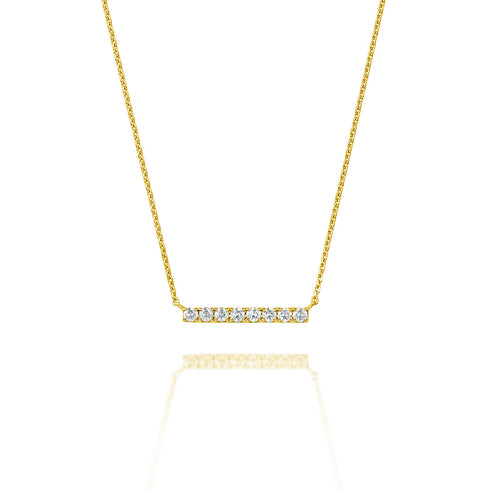 Necklace K18イエローゴールド ダイヤモンド ネックレス EP-317