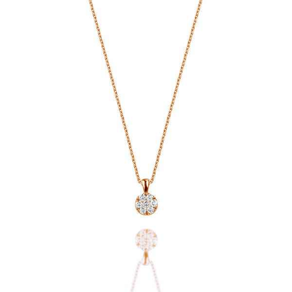 Necklace  K18ピンクゴールド ダイヤモンド ネックレス EP-318