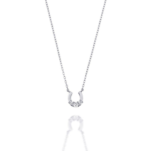 Horseshoe~ホースシュー~ プラチナ ダイヤモンド ネックレス EP-319