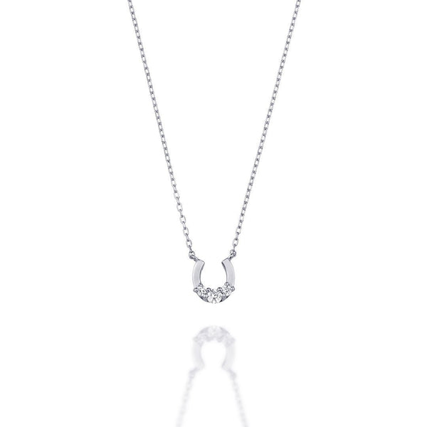 Horseshoe~ホースシュー~ プラチナ ダイヤモンド ネックレス EP-319
