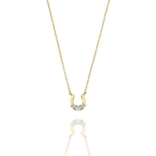 Horseshoe~ホースシュー~ K18イエローゴールド ダイヤモンド ネックレス EP-319