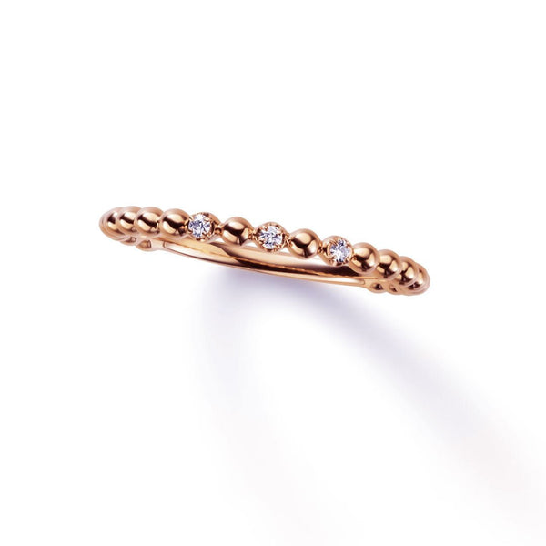 Layered ~レイヤード~  K18ピンクゴールド ダイヤモンド  リング ER-207