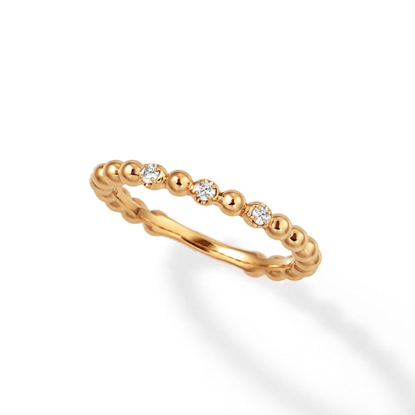 Layered ~レイヤード~ K18ピンクゴールド ダイヤモンド ピンキーリング ER-213