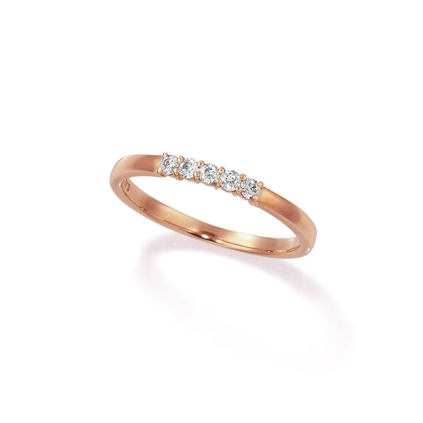 Pinky Ring K18ピンクゴールド ダイヤモンド ピンキーリング ER-54