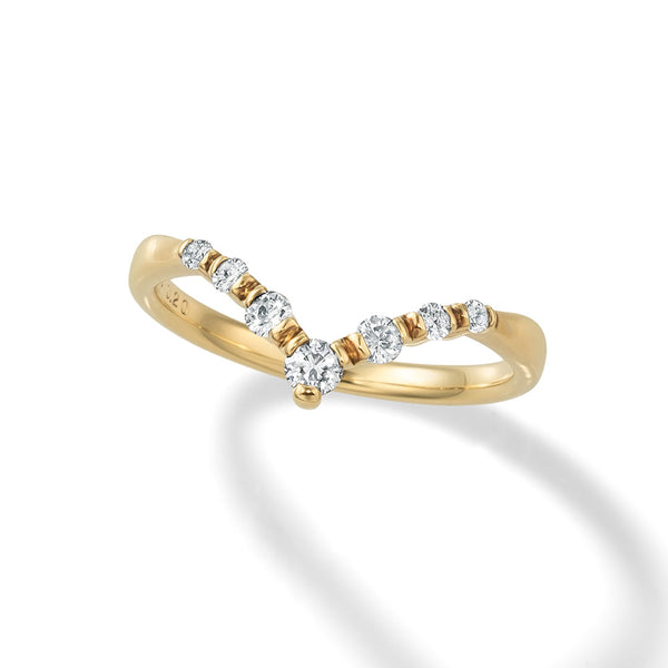 Via Lattea ~ヴィアラッテア~ K18イエローゴールド ダイヤモンド リング ER-177