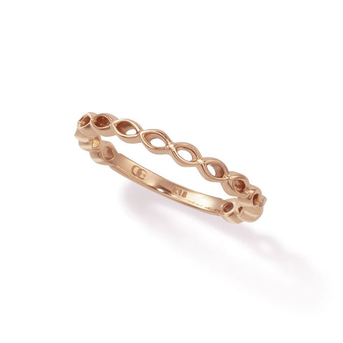 Layered ~レイヤード~ K18ピンクゴールド ピンキーリング ER-214