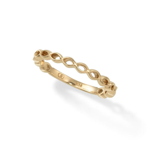 Layered ~レイヤード~ K18イエローゴールド ピンキーリング ER-214