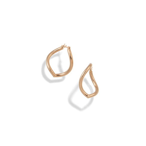 Pierce  K18ピンクゴールド  フープ ピアス FE-27