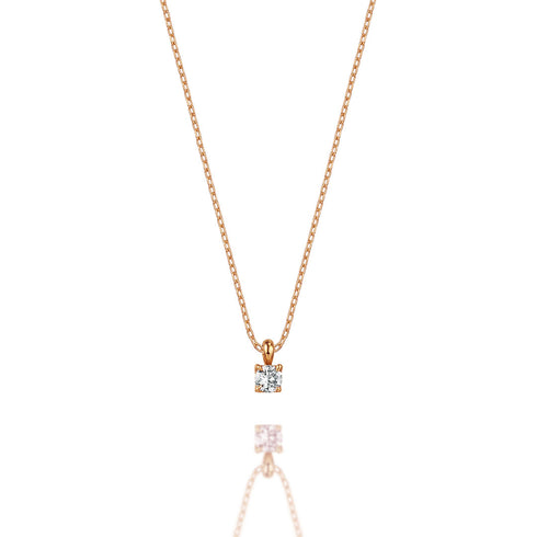 Sweet Collection~スウィートコレクション~ K18ピンクゴールド ダイヤモンド ネックレス FP-09 / 0.09ct