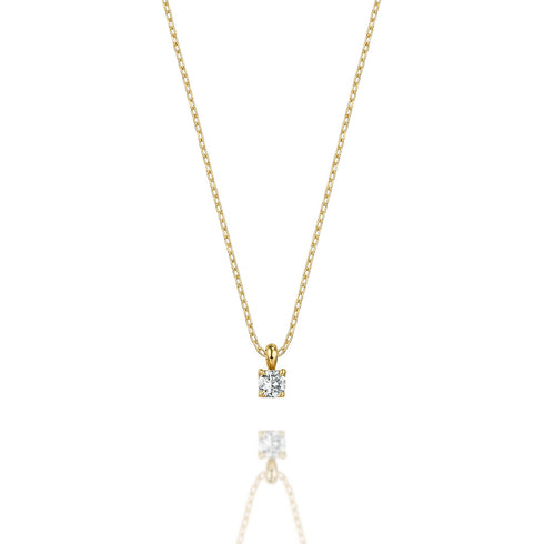 Sweet Collection~スウィートコレクション~ K18イエローゴールド ダイヤモンド ネックレス FP-09 / 0.09ct