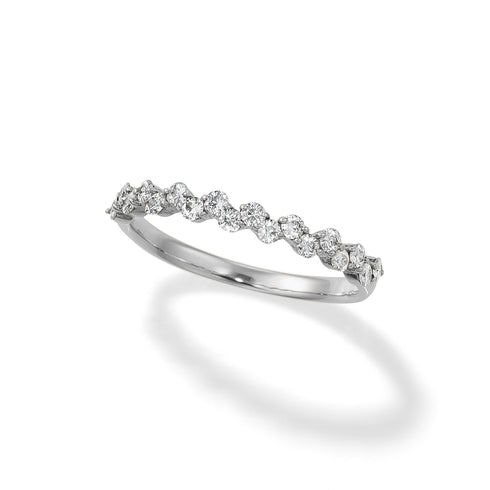 Ripple~リップル~ プラチナ ダイヤモンド リング FR-42