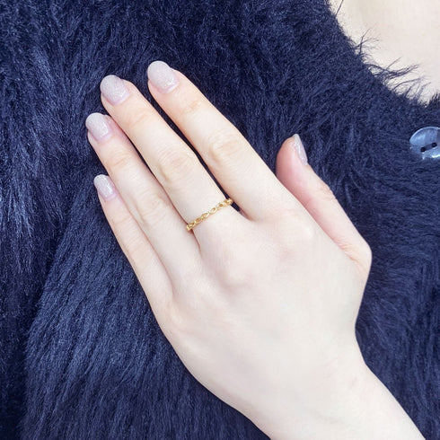 Layered ~レイヤード~  K18イエローゴールド  リング ER-209