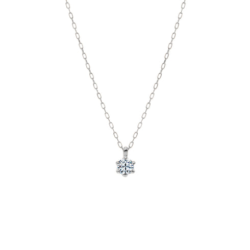 Tulip ~チューリップ~ 一粒ダイヤモンドネックレスPP-43 0.05ct
