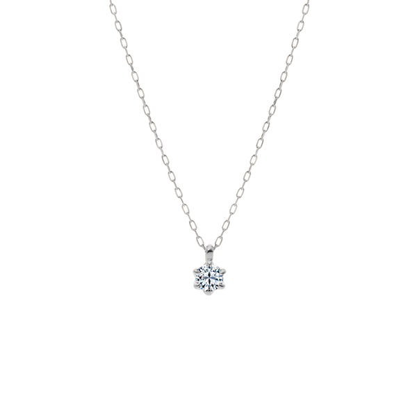 Tulip ~チューリップ~ 一粒ダイヤモンドネックレスPP-43 0.05ct