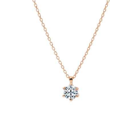 Tulip ~チューリップ~ 一粒ダイヤモンドネックレスPP-43 0.14ct