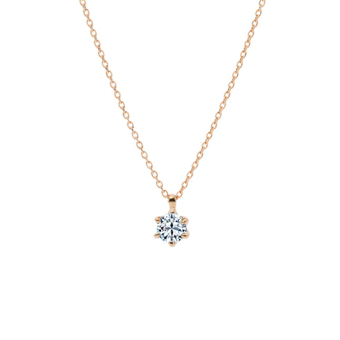 Tulip ~チューリップ~ 一粒ダイヤモンドネックレスPP-43 0.10ct