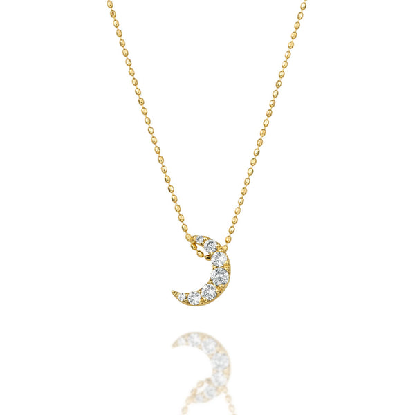 Night Sky~ナイトスカイ~ K18イエローゴールド ダイヤモンド ネックレス QP-23