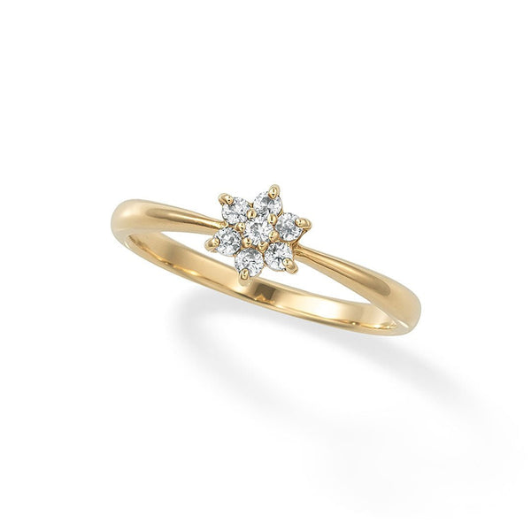 Flower ~フラワー~ K18イエローゴールド ダイヤモンド リング SR-02