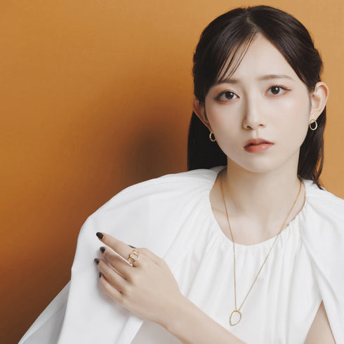 Flow Éclat ~フロー・エクラ~ K18 イエローゴールド ダイヤモンド ネックレス AP-227