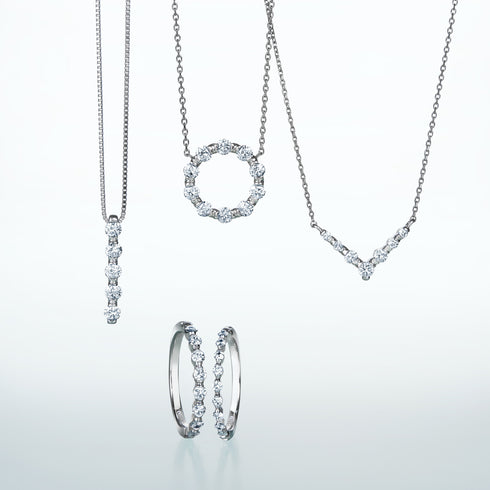 Via Lattea~ビアラッテア~ プラチナ ダイヤモンド ネックレス AP-201