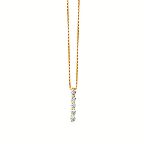 Via Lattea~ビアラッテア~ K18ピンクゴールド ダイヤモンド ネックレス AP-201