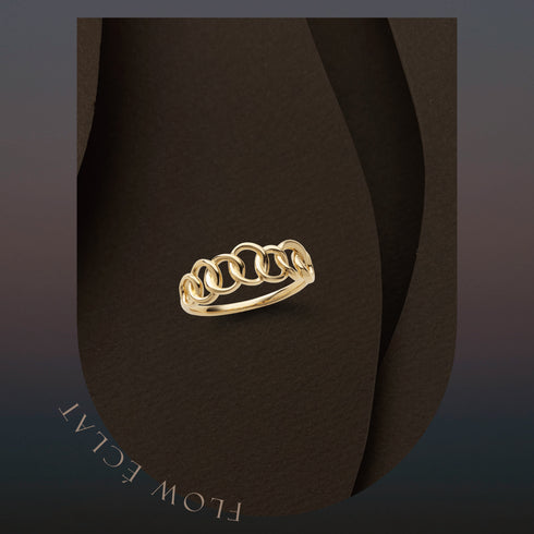 Flow Éclat ~フロー・エクラ~ K18イエローゴールド リング ER-220