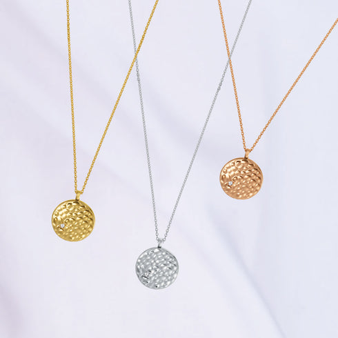 青山なぎさコラボジュエリー2023モデル ダイヤモンドコインネックレス EP-322A