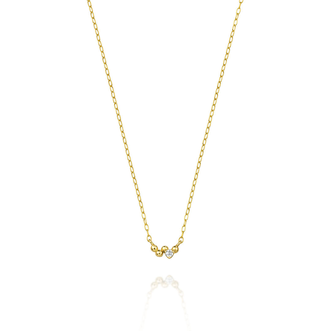 Over Excellent〈オーバーエクセレント〉Ripple~リップル~ K18イエローゴールド ダイヤモンド ネックレス EP-308 –  overexcellent